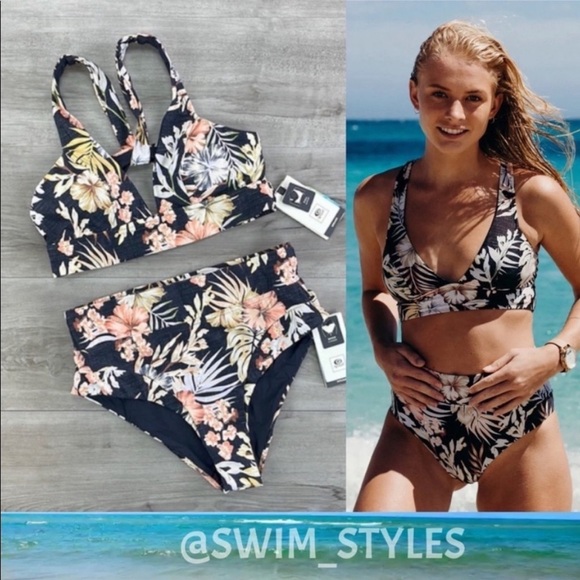 ☀️RIP CURL☀️ PARADISE CALLING MIRAGE TOP PARADISE CALLING MIRAGE BIKINI - Picture 1 of 15